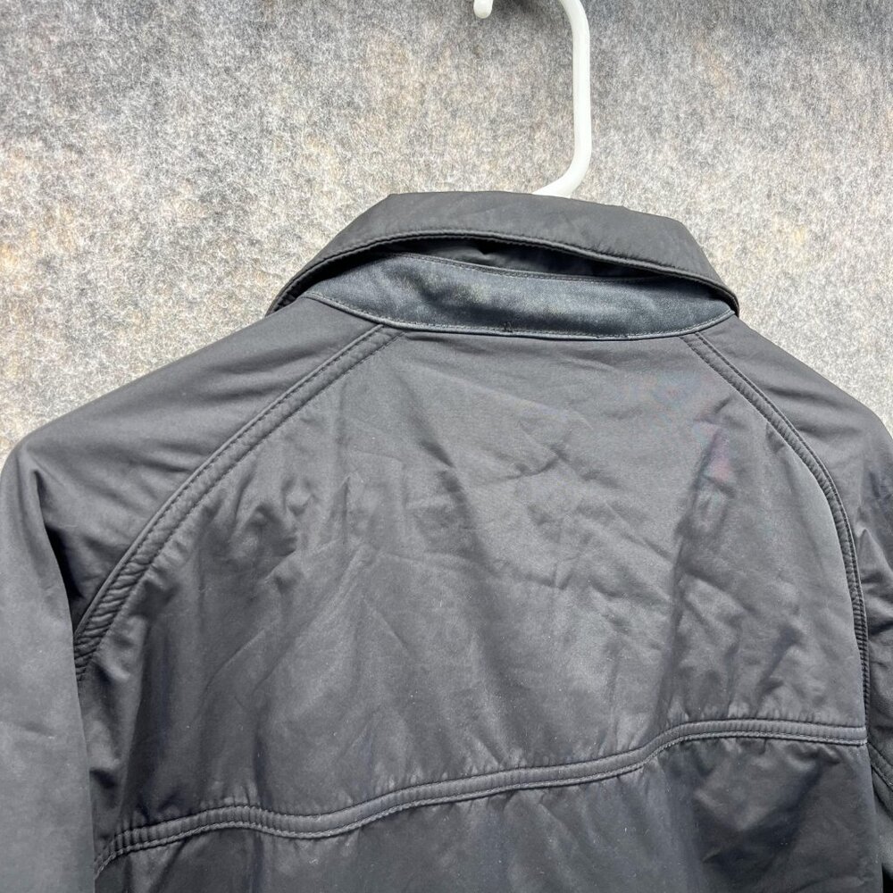 Oakley Jacket Men Large Black Button Down Polyester Full Zip Coat VTG Rain Wind - Picture 13 of 16